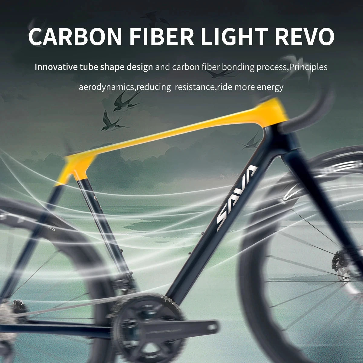 SAVA AEROX SLR8 Full Carbon Fiber Racing Grade Road Bike E-Shift Road Bike with SHIMAN0 ULTEGRA 8170 Di2 Kit UCI+CE Approved MANDOTOS