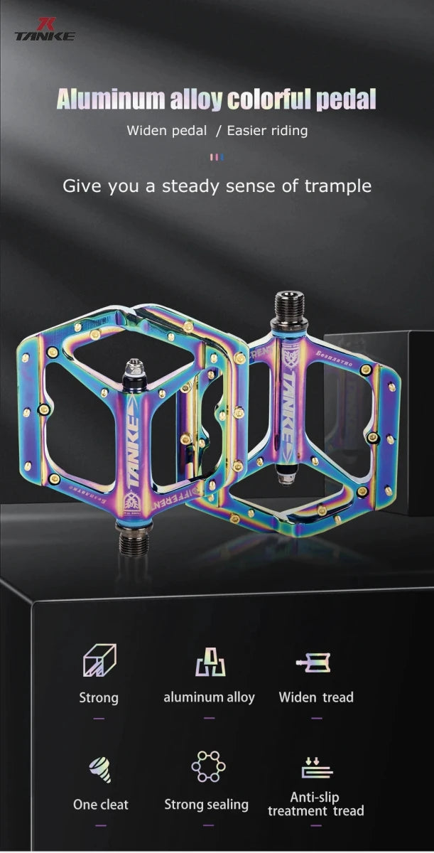 TANKE TP-50 Pedals Sepeda MTB Aluminum Alloy Non-slip Bicycle Pedal Bicycle Pedal Bicycle pedal MANDOTOS