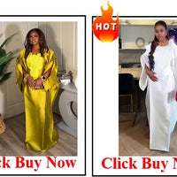 Customized Elegant Dress Women for Wedding Party Summer Autumn African V-neck Long Sleeve Evening Long Maxi Dress Gowns Africa C