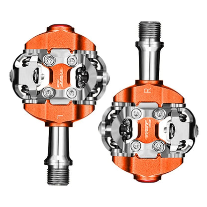 RYET MTB Bicycle Pedals SPD Clipless Mountain Bike Pedals Mountain Bicycle Dual Platform Footboard MTB Clipless Pedal Bike Parts