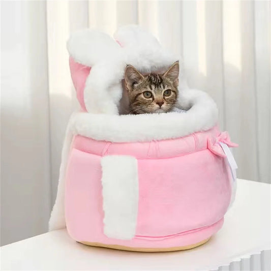 Outdoor Travel Chihuahua Puppy Dog Carrier Bacpack Winter Warm Pet Carrying Bags for Small Dogs Yorkshire Cat Nest mascotas Home - MANDOTOS