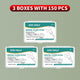 3 boxes with 150PCS