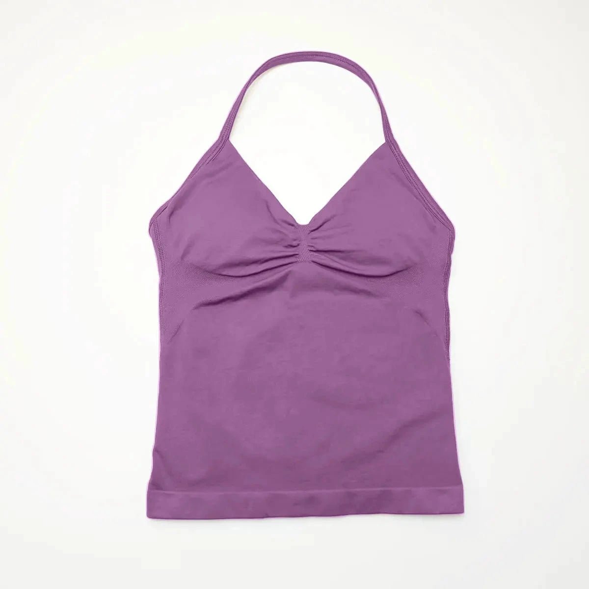 NCLAGEN Impact Longline Strappy Top Sports Yoga Vest Women's Fitness Tank Top Gym Beautiful Open Back Bra Running Workout Halter NCLAGEN Official Store