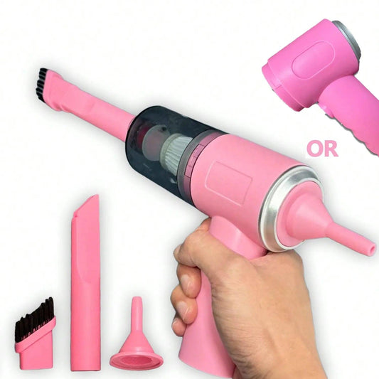 3 In 1 Integrated Suction And Blowing Vacuum Cleaner USB Charging Small Car Household Vacuum Cleaner - MANDOTOS