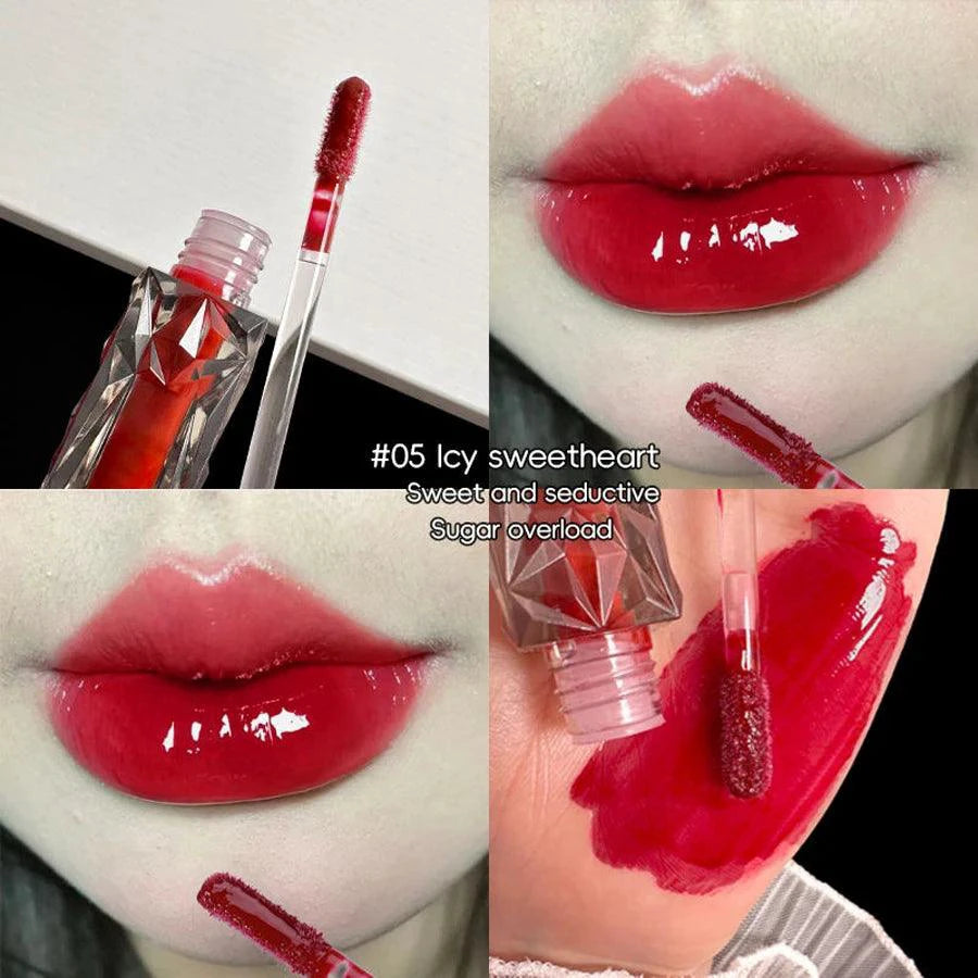 Long-Lasting Lip Gloss - Moisturizing Waterproof Mirror Finish - MANDOTOS