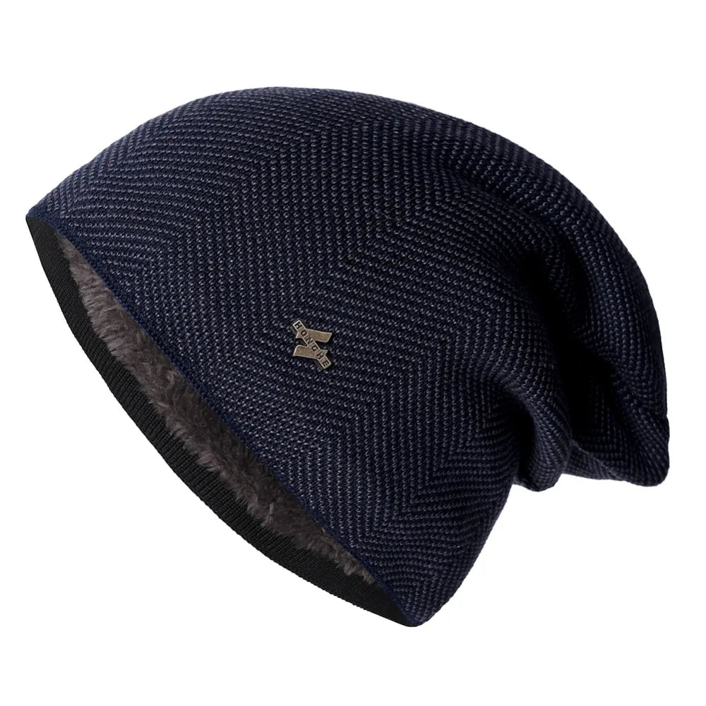 Hot Sale Unisex Warm Winter Hat Fashion Men & Women Simple Style Thick Knitted Hat Outdoor Sports Ski Beanie Hats