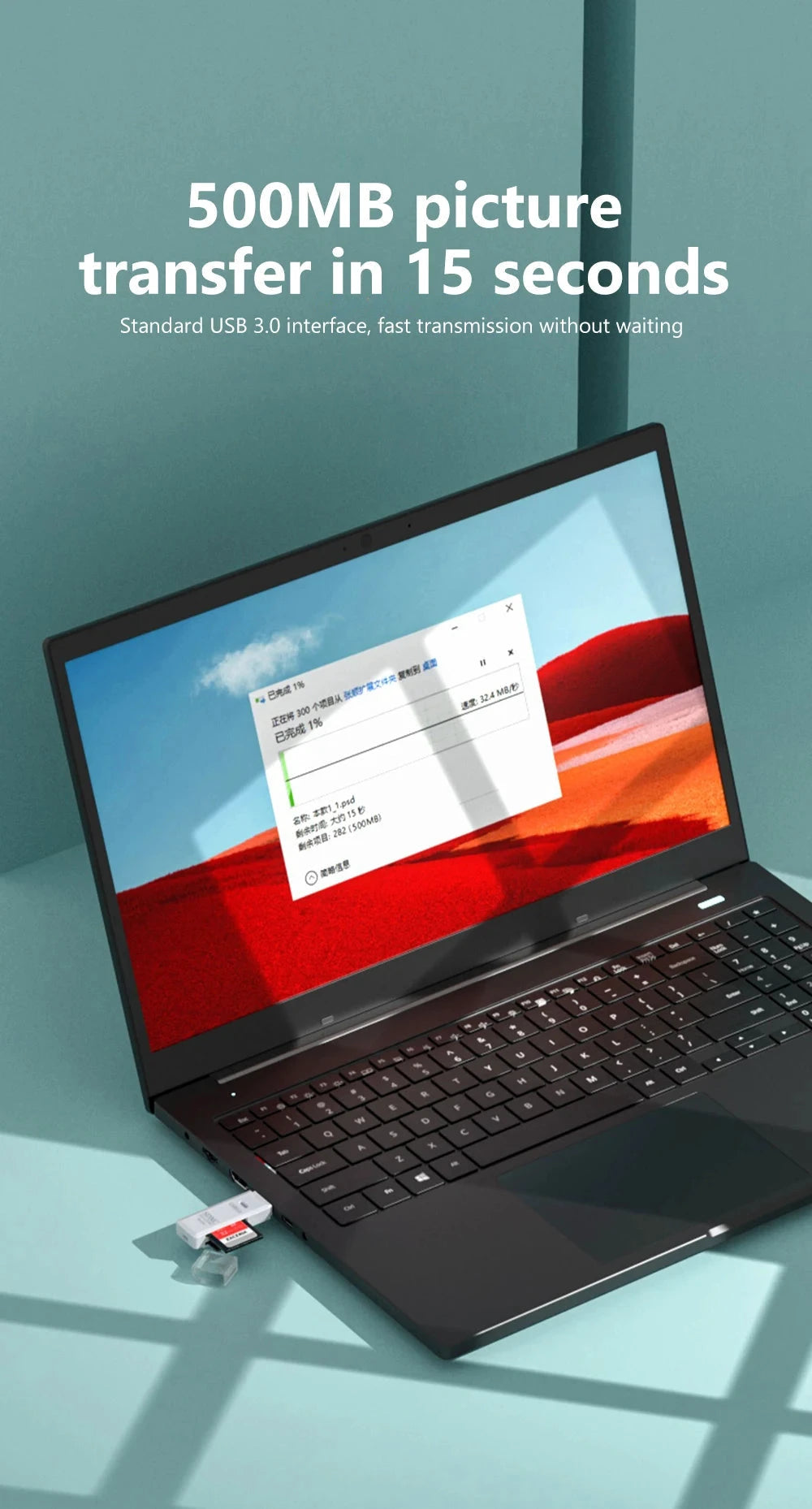 2 in 1 USB 3.0 Card Reader Micro TF sd card Reader usb adapter High Speed Cardreader TF Memory card For PC Laptop Accessories MANDOTOS