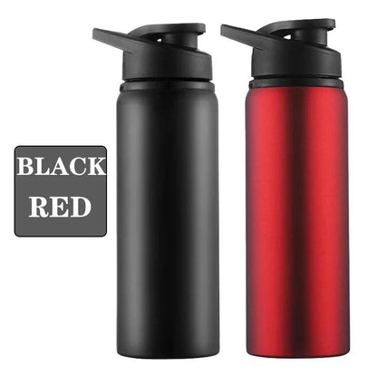 Portable Water Bottle Bicycle Riding Drinking Water Bottle Outdoor Sport Travel Mug Metal Stainless Steel Bottle MANDOTOS