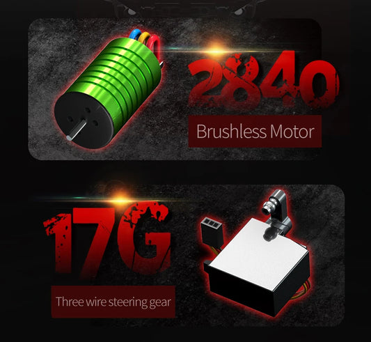 Teeggi 16101 /16102 PRO 1:16 High Speed RC Car With LED Light Drift 70KM/H 4WD RC Off-Road Car Monster Truck Toy For Kid Gifts - MANDOTOS