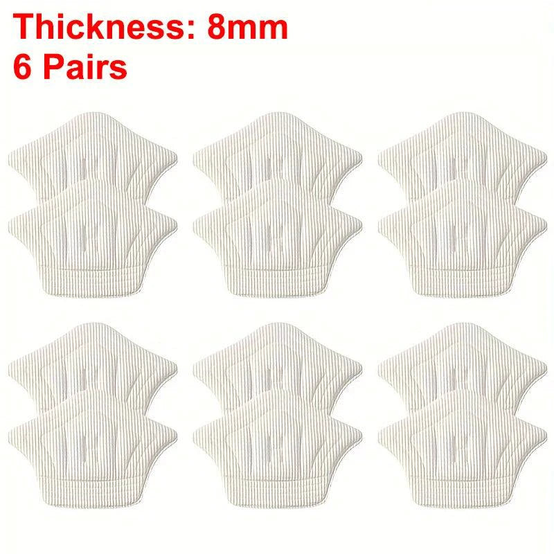 3pairs/6pairs Insoles Patch Heel Pads for Sport Shoes Back Sticker Adjustable Size Antiwear Feet Pad Cushion Insert Insole - MANDOTOS