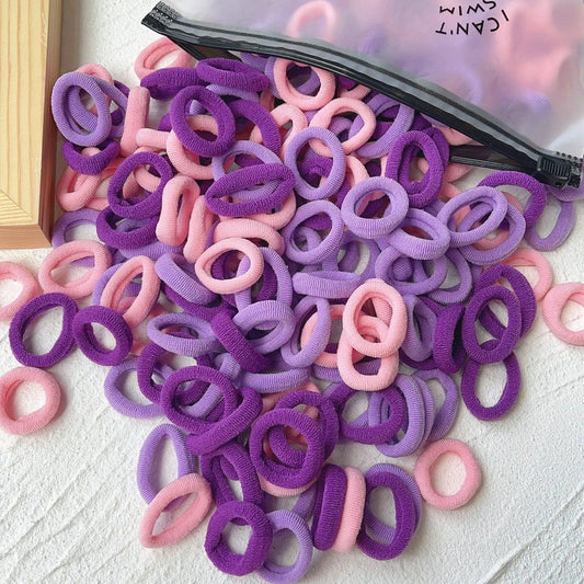 20/50pcs Kids Elastic Hair Bands Girls Sweets Scrunchie Rubber Band for Children Hair Ties Clips Headband Baby Hair Accessories - MANDOTOS