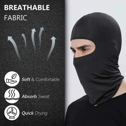 Balaclava Full Face Mask UV Protection Ski Sun Hood Tactical Motorcycle Helmet Bandana Neck Windproof Face Shield Biker Mask - MANDOTOS