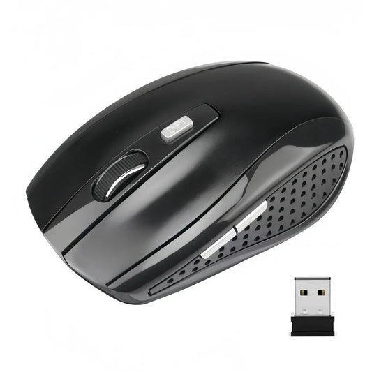 2.4G Wireless Mouse Bluetooth Mouse Ergonomic 800/1200/1600DPI 6 Mute Buttons Mouse For MacBook Tablet Laptops Computer PC MANDOTOS