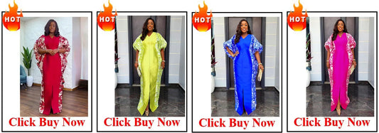 Customized Elegant Dress Women for Wedding Party Summer Autumn African V-neck Long Sleeve Evening Long Maxi Dress Gowns Africa C