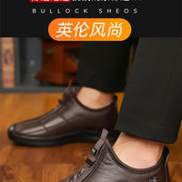 Winter men's boots are warm waterproof non slip thick walking boots, and oversized work shoes for men aged 38-48 platform boots