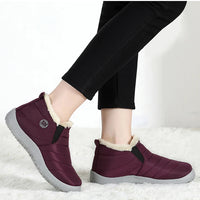 Men Boots Snow Outdoor Men's Shoes Plus Size Men's Winter Boots Plush Shoes Men Waterproof Men's Boots Male Footwear Work Shoes