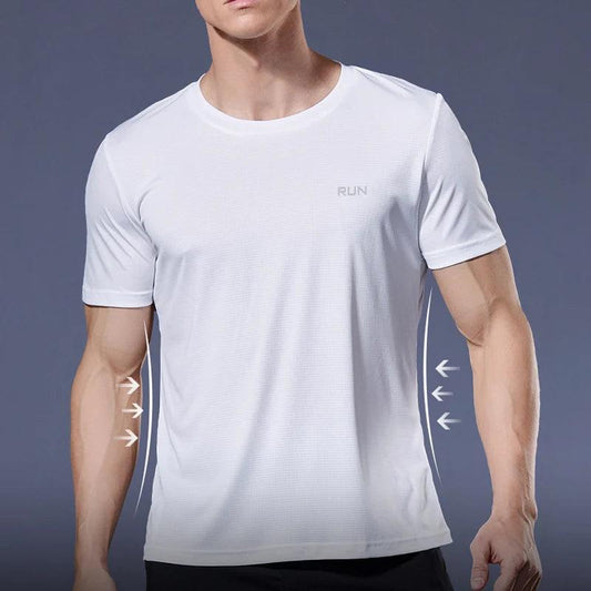 Running Shirts Soccer Shirts Men's Jersey Sportswear Mens Jogging T-Shirts Quick Dry Compression Sport T-Shirt Fitness Gym - MANDOTOS