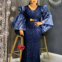 African Clothes for Women 2 PCS Sets Tops And Skirts Suits Dashiki Ankara 2025 Outfits Gown Plus Size Wedding Party Dresses
