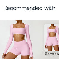 Sports Long sleeved Women Outdoor Running Gym Fitness Wear T-shirt Long sleeved Yoga Shirt Gym Push Up Workout Single Piece Top