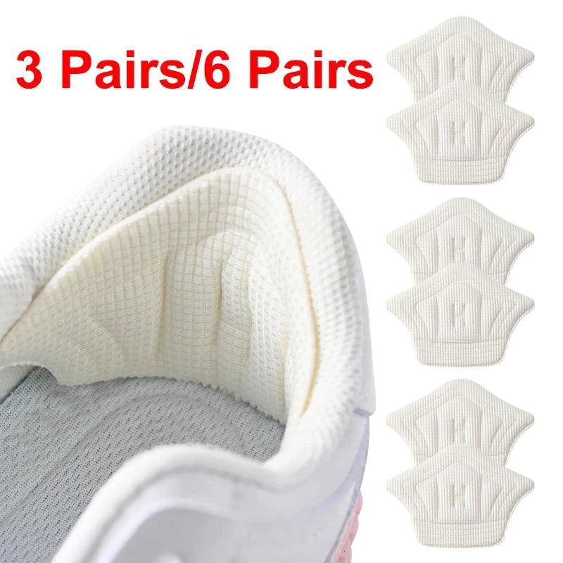 3pairs/6pairs Insoles Patch Heel Pads for Sport Shoes Back Sticker Adjustable Size Antiwear Feet Pad Cushion Insert Insole - MANDOTOS