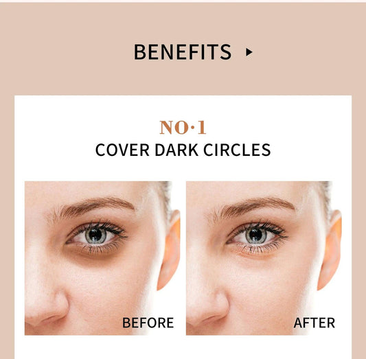 High Coverage Concealer Cover Anti Dark Circle Freckle Long-lasting Waterproof Foundation BB Cream for Face Makeup Base Cosmetic - MANDOTOS