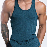Men's Sports Fitness Tank Top Summer GYM Training  Undershirt Running Basketball Quick Drying Breathable loose Tank Top men tops