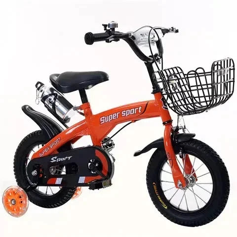Children's Bicycles for Boys Aged 3-10 Years Old Children Girls Children's Bicycles with Flashing Auxiliary Wheels MANDOTOS