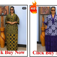 Customized Elegant Dress Women for Wedding Party Summer Autumn African V-neck Long Sleeve Evening Long Maxi Dress Gowns Africa C