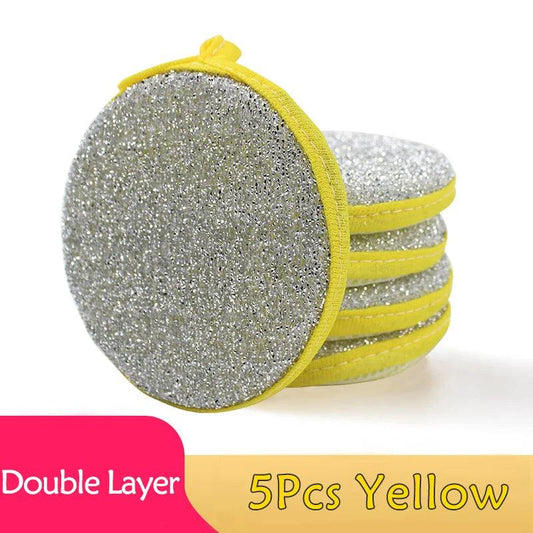 5/10/20Pcs Double Side Dishwashing Sponge Dish Washing Brush Pan Pot Dish Wash Sponges Household Cleaning Kitchen Tools - MANDOTOS