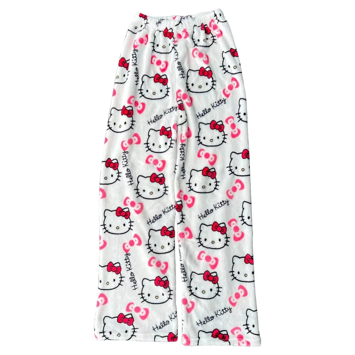 Y2K Hello Kitty Pajamas Pants Sanrio Anime Women's Pajama Pants Cartoon Couple Home Sleepwear Trousers Leisure Home Clothing MANDOTOS