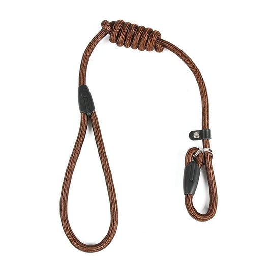 Pet Leash Rope Nylon Rope Pet Puppy Slip Lead Rope Dog Slip Leash Chain Collar Adjustable Dog Training Leash For Small Dog - MANDOTOS