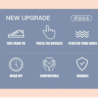 8mm No Tie Shoe Laces Press Lock Shoelaces Without Ties Elastic Laces Sneaker Kids Adult Widened Flat Shoelace for Shoes