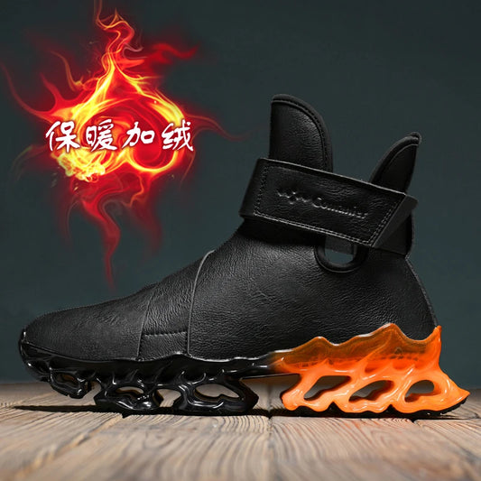 men boots 2024 New Winter Slippers Warm Men Shoes Waterproof Non-Slip Plush Sneakers Male tenis shoes Boots Men Sneakers Winter