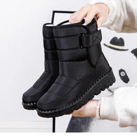 Boots Women Non Slip Waterproof Winter Snow Boots Platform Shoes for Women Warm Ankle Boots Cotton Padded Shoes Botas De Mujer