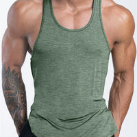 Men's Sports Fitness Tank Top Summer GYM Training  Undershirt Running Basketball Quick Drying Breathable loose Tank Top men tops