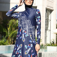 Modest Coverage Muslim Burkini - Stylish & Functional Swimwear for Middle-Aged Women - MANDOTOS INTERNATIONAL