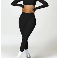 Sports Long sleeved Women Outdoor Running Gym Fitness Wear T-shirt Long sleeved Yoga Shirt Gym Push Up Workout Single Piece Top
