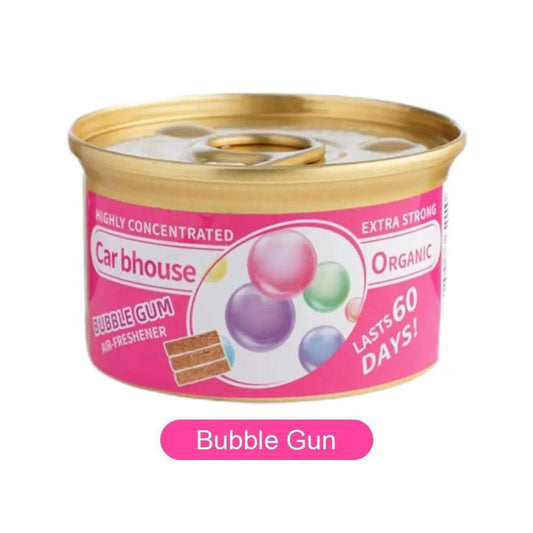 Car Air Freshener Bubble Gum Scent Organic Cans Odor Eliminator Essential Long-Lasting Strong Fragrance For Auto Home Closet - MANDOTOS