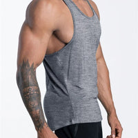 Men's Sports Fitness Tank Top Summer GYM Training  Undershirt Running Basketball Quick Drying Breathable loose Tank Top men tops