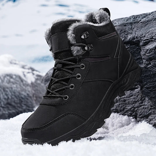 men boots 2024 New Winter Slippers Warm Men Shoes Waterproof Non-Slip Plush Sneakers Male tenis shoes Boots Men Sneakers Winter
