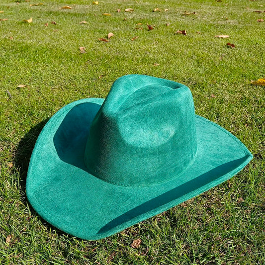 western Premium suede cowboy hat stylish men's and women's fedora Suede Panama hat perfect for outdoor festive activitieswestern