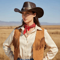Fashion Bull Head Buckle Western Cowboy Hat Vintage Retro Faux Leather Cowboy Hat Jazz Hat For Men Women Unisex