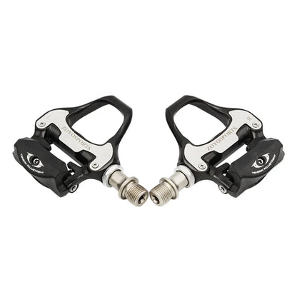 ZOYOSPORTS Road Bike Pedals Lightweight Clipless Bicycle Pedals with Cleats Set Compatible with SPD-SL System