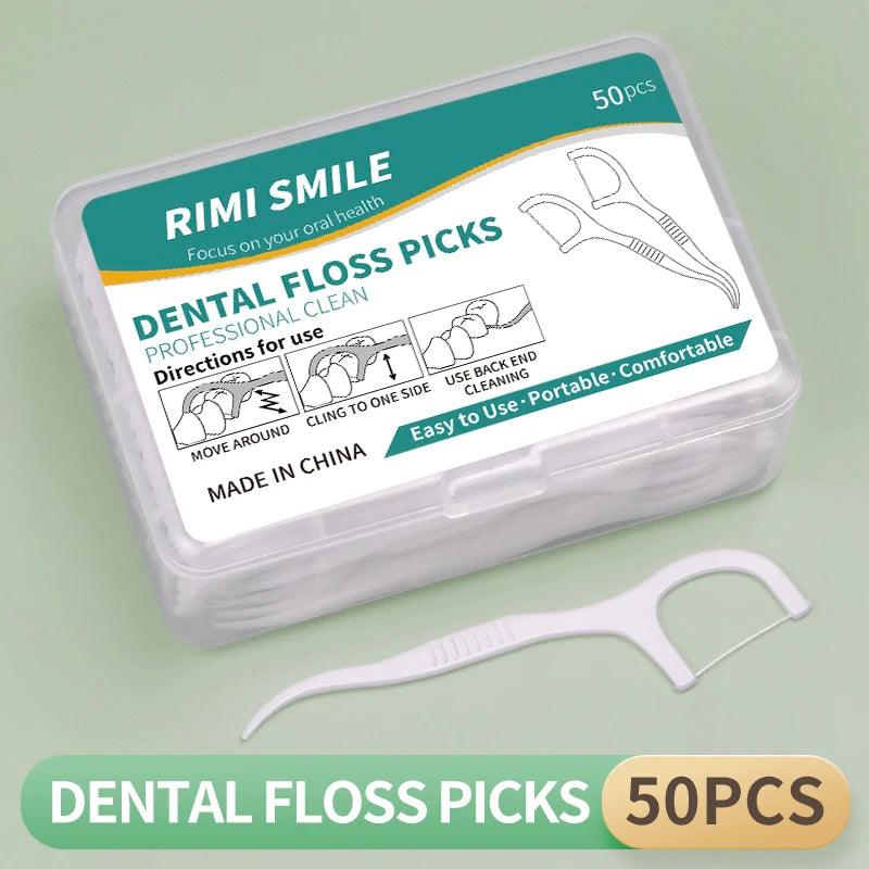 50/150/300/600/1000 PCS dental floss sticks oral care tools - MANDOTOS