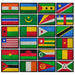 Embroidery Patches African Morocco Nigeria Algeria Seychelles Botswana Gabonese Libya Mauritania Djibouti Namibia Flags Badges