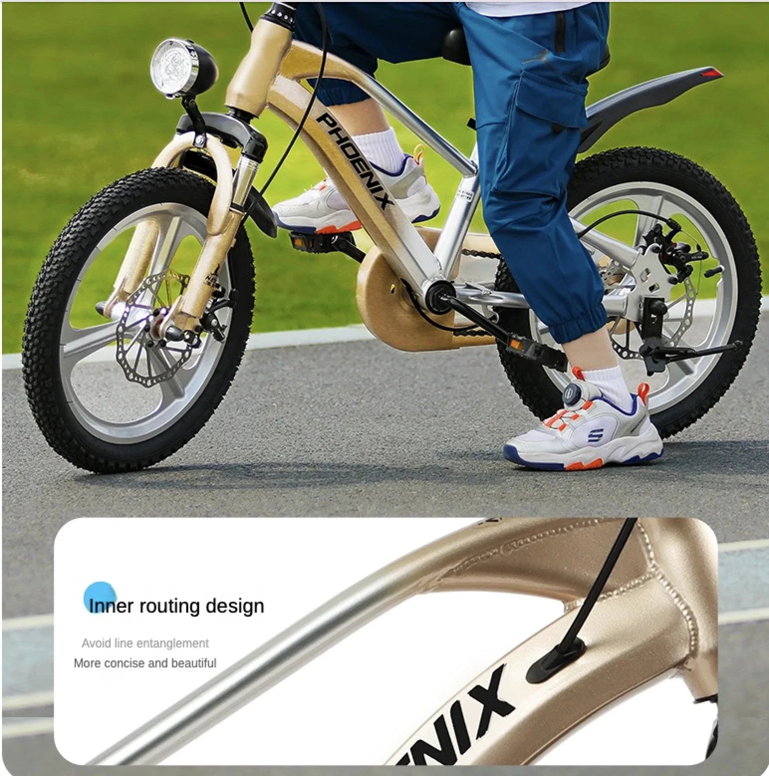 Children's Bicycles - Mountain Bikes for Boys and Girls Aged 3-12 Suitable for Older Children and Primary School Students MANDOTOS