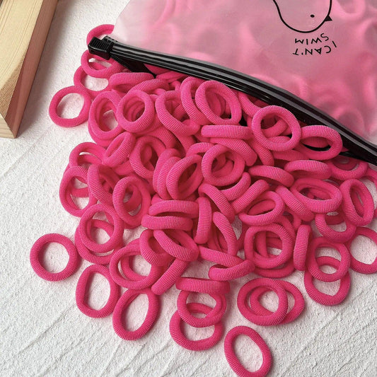 20/50pcs Kids Elastic Hair Bands Girls Sweets Scrunchie Rubber Band for Children Hair Ties Clips Headband Baby Hair Accessories - MANDOTOS
