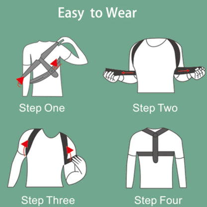 Adjustable Back Shoulder Posture Corrector Belt Clavicle Spine Support Reshape Your Body Home Office Sport Upper Back Neck Brace - MANDOTOS