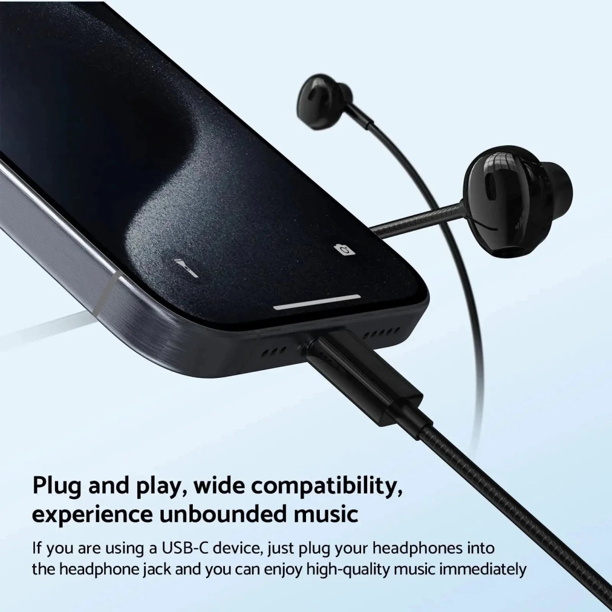 For Samsung Headphones HiFi Surround Sound In-ear USB Type C 3.5mm With wire control Wired Earplugs For Galaxy S24 S23 S22 Ultra Lieve 3C Accessory Store