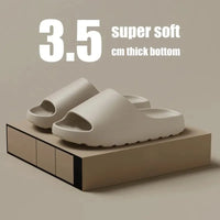 Coconut Slippers Cloud Thick-soled Sandals Summer Fashion Soft Bottom Beach Men Slippers Women's Sandals  EVA Slides